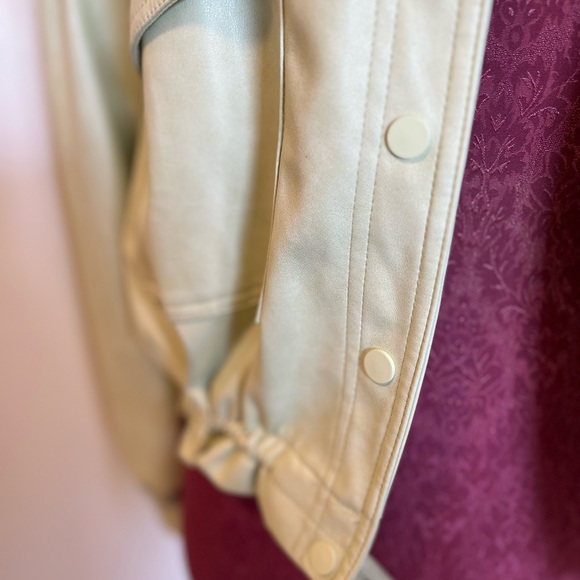 7 For All Mankind Mint Green Jacket Large NWOT - Picture 2 of 7